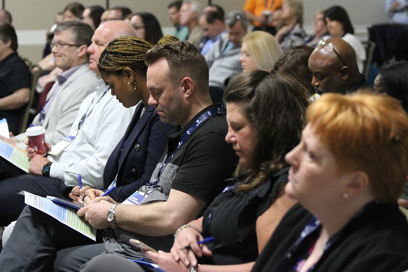 crowd at conference